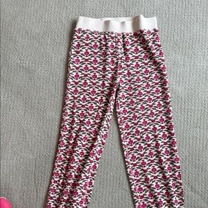 Anthropologie Kids Pajama Bottoms - Pink and White Floral